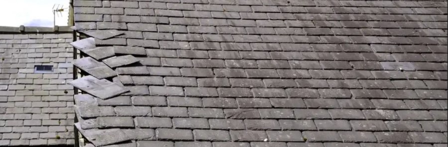 problème toiture en ardoises