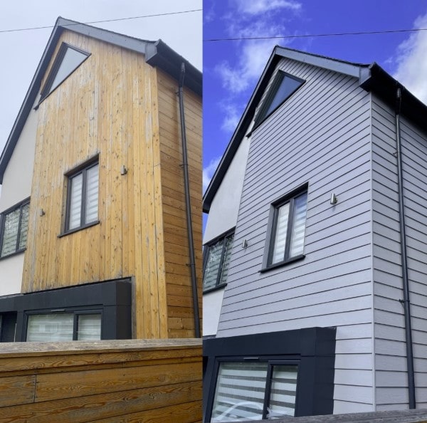 rénovation de bardage